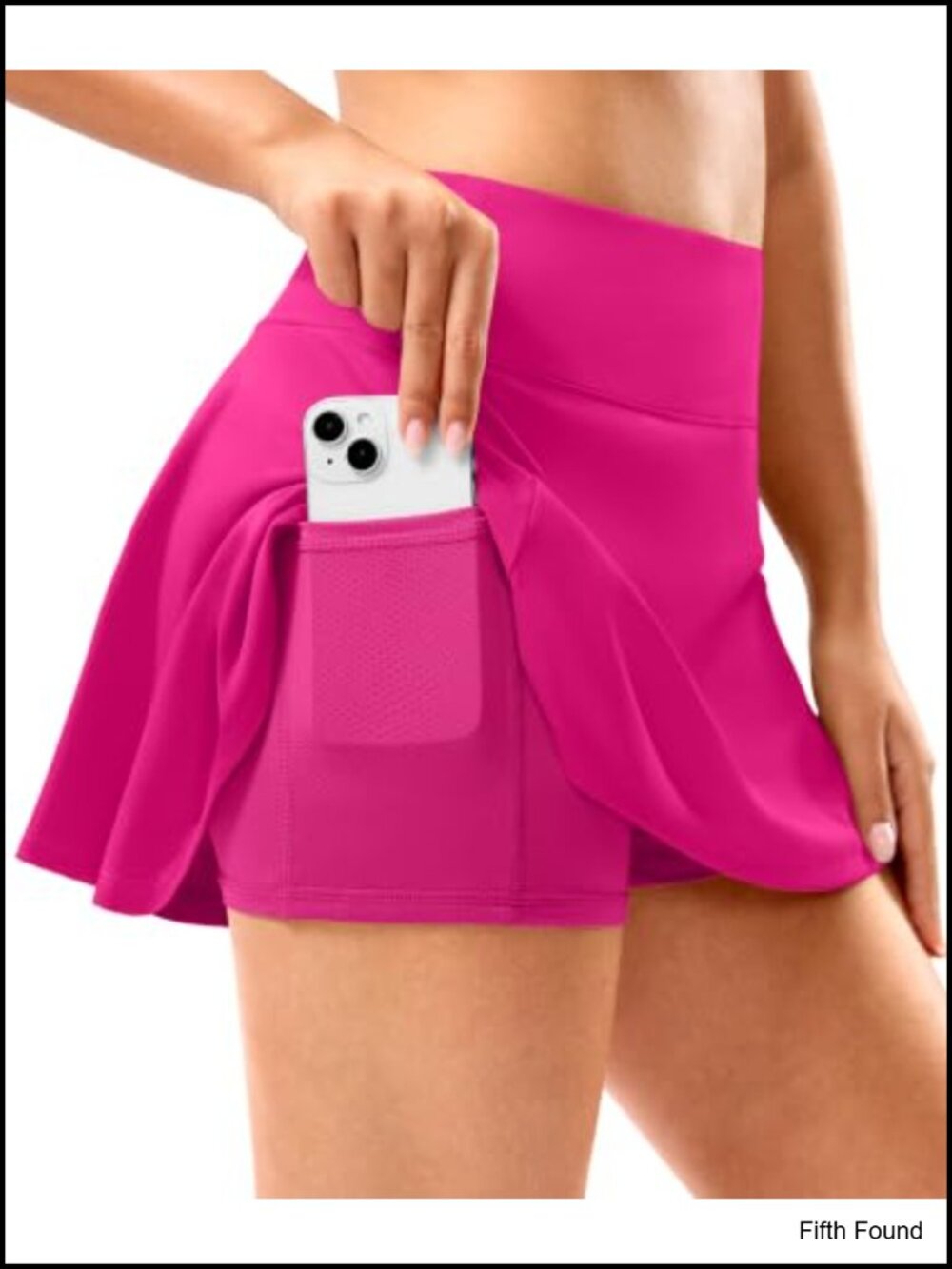 Pleated Tennis Skort High Waisted Stretch Athletic Skorts Pockets Pickleball